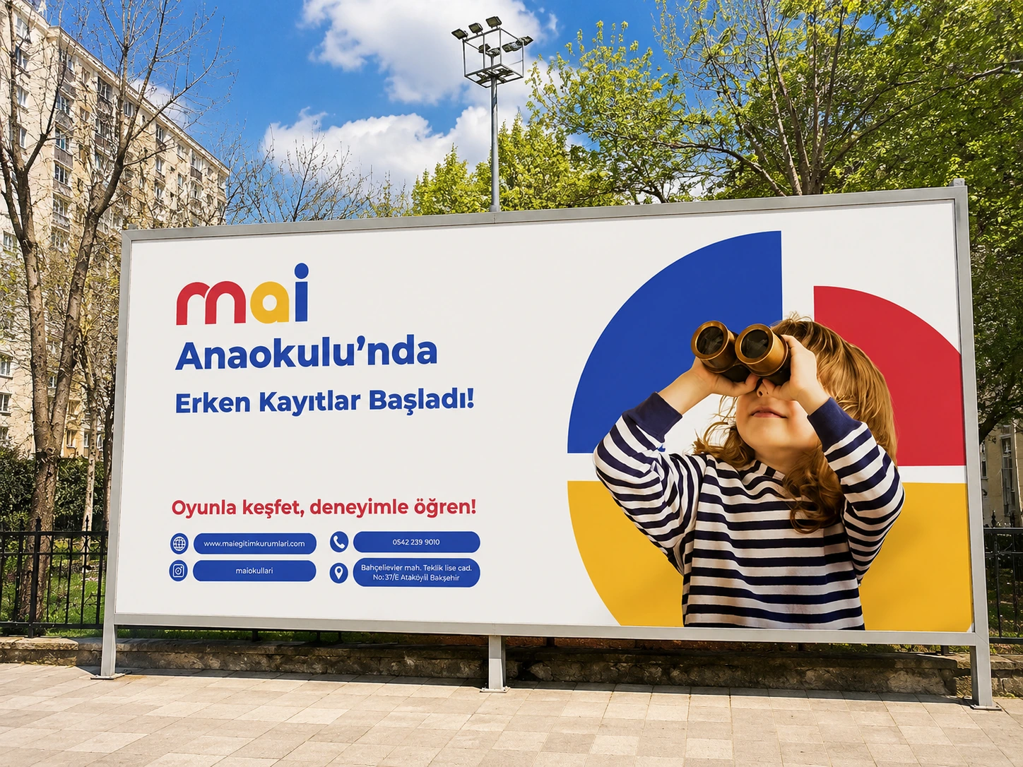 İkili Billboard reklam uygulaması