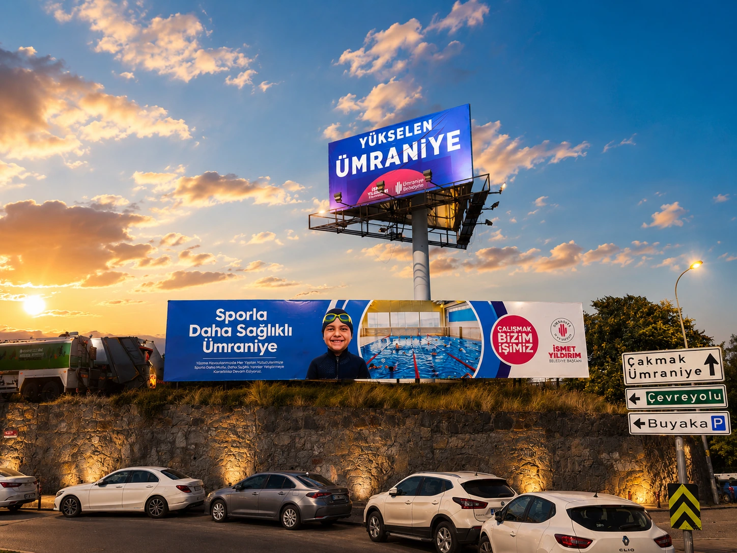 Parapet reklam uygulaması
